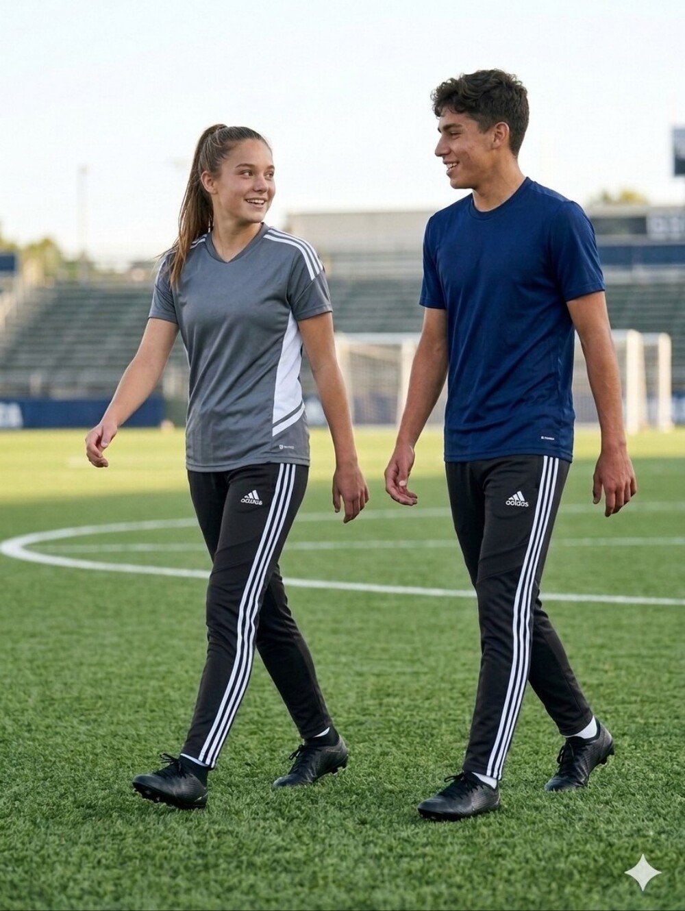 Adidas NWT Youth Large 14-16 Black Soccer Track Pants